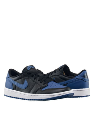 Кроссовки Nike 1 Retro Low Og W сине-черные | 6616897