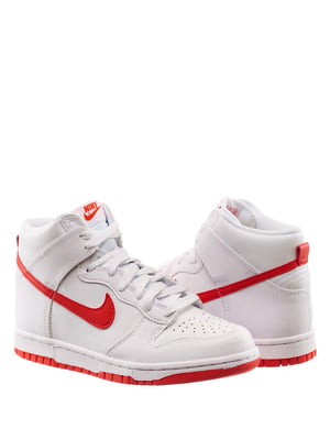 Кроссовки Jordan Dunk High Gs белые | 6616899
