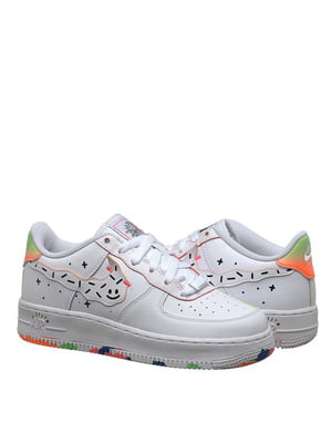 Кросівки білі з принтом Nike Air Force 1 Lv8 | 6616971