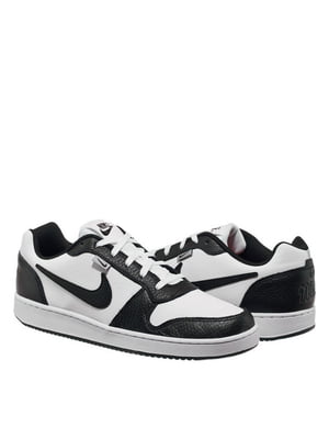 Кроссовки Nike Ebernon Low Prem черно-белые | 6617081