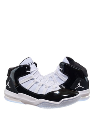 Кроссовки Jordan Max Aura черно-белые | 6617082