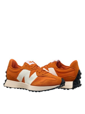 Кросівки 327 помаранчевого кольору з логотипом | 6617265