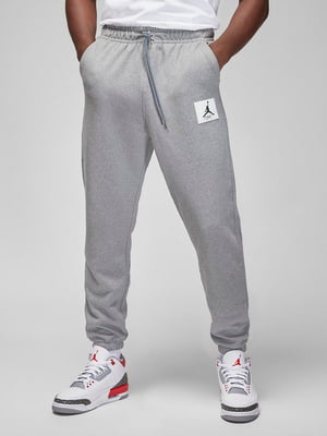 Брюки Jordan Flight Fleece Pants серые с лого | 6617325