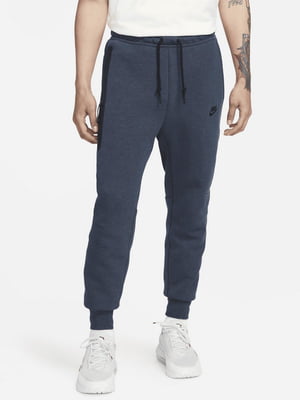 Джоггеры Nike Sportswear Tech Fleece синие | 6617339