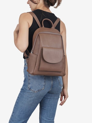 Кожаный рюкзак коричневого цвета | 6617488