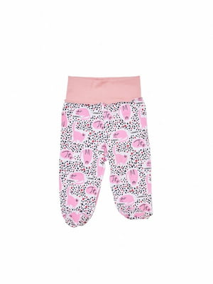 Ползунки-штанишки комбинированной расцветки с рисунком “Котики” | 6618868