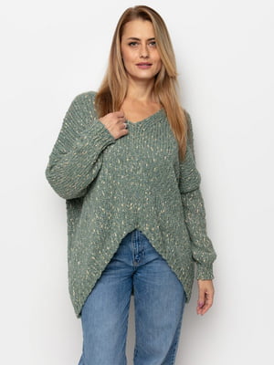 Пуловер зеленый | 6619863