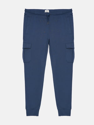 Удобные брюки синего цвета | 6619964