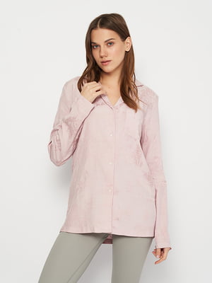 Пижамная рубашка темно-розовая | 6619997