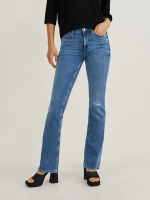 Преміальні джинси синього кольору | 6620081
