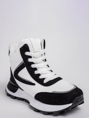Кросівки біло-чорні | 6620367