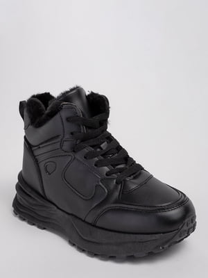 Високі зимові чорні кросівки | 6620442