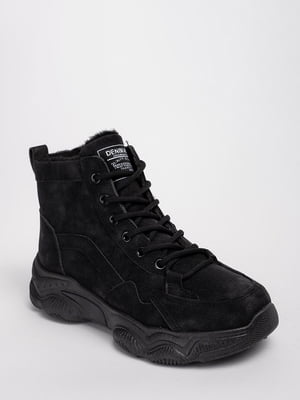 Високі зимові чорні кросівки | 6620454