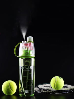 Спортивная бутылка для воды с распылителем New B green (600 мл) | 6620860