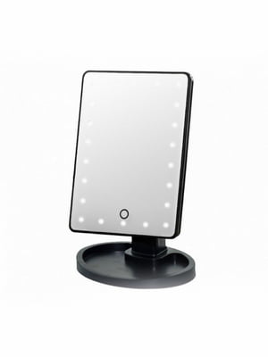 Настільне дзеркало з LED підсвічуванням Large LED Mirror(чорний) | 6621062