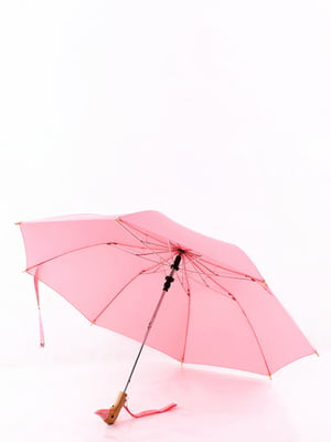 Зонт с деревянной ручкой голова утки (Розовый) | 6621067