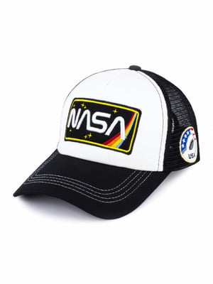 Кепка бейсболка Oscar з логотипом NASA, колір білий з сіткою | 6621123