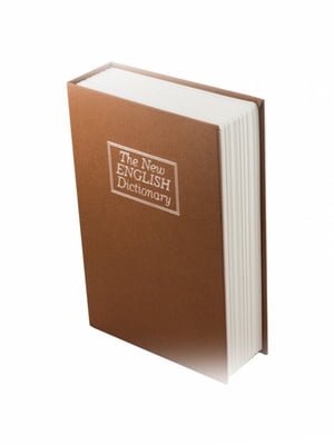 Книга сейф “Англійський словник” 24 см (бежевий) | 6621169