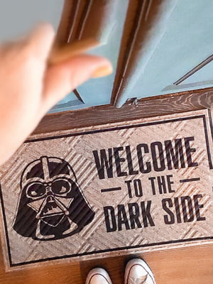 Дверний килимок Welcome to the dark side | 6621208