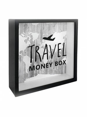 Дерев'яна скарбничка для грошей Travel money box (літак) | 6621279