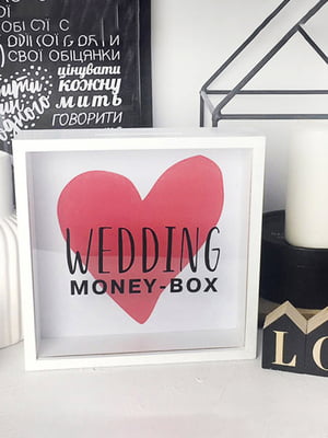 Деревянная копилка для денег Wedding money-box | 6621281