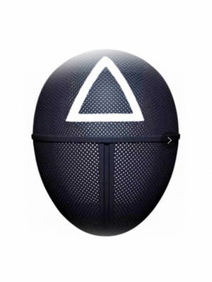Пластикова маска Трикутник Гра в кальмара (19х26х10 см) | 6621775