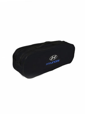 Сумка-органайзер у багажник Hyundai чорного кольору. | 6621801