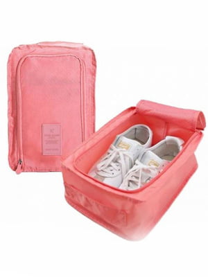 Сумка-органайзер для взуття рожевий (21х31х11см) | 6621867