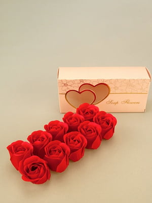 Подарочный набор Розы из мыла 10 бутонов | 6622172