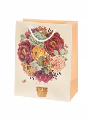 Подарочный пакет Букет ярких Роз (12х26х32 см) | 6622214