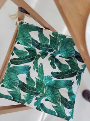 Подушка на стул “Бамбуковые листья” | 6622452