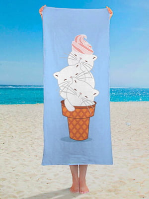 Полотенце “Милое мороженое” 150х70 см | 6622573