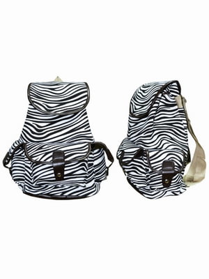 Рюкзак полотняний Pattern зебра | 6622781