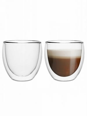 Склянка для латте, кави з подвійним дном 380 мл | 6622827