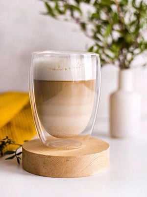 Склянка для латте, кави з подвійним дном 250 мл | 6622829
