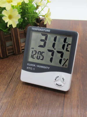 Цифровий термометр гігрометр з датчиком вологості Digital | 6623036