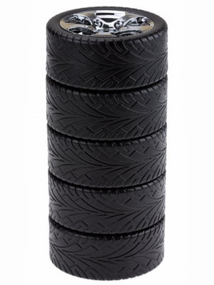 Термос авто шини – колеса (300 мл) чорного кольору | 6623046