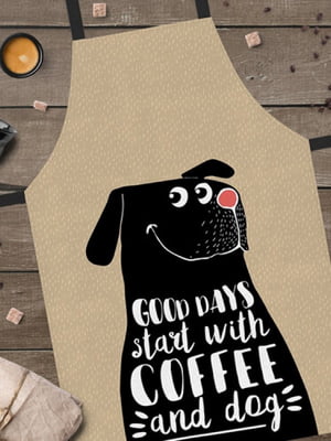Фартух “Гарний день починається з кави та собаки” | 6623192