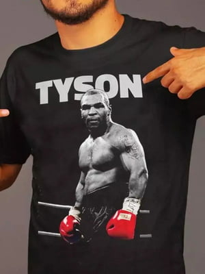 Футболка "Tyson" чорна | 6623299