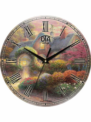 Настінний годинник Vintage Літній Сад | 6623346
