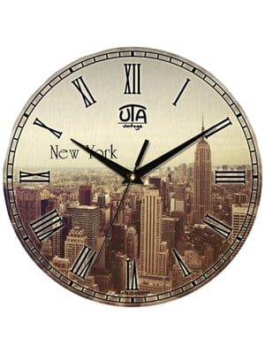 Настенные часы Vintage Нью-Йорк | 6623350