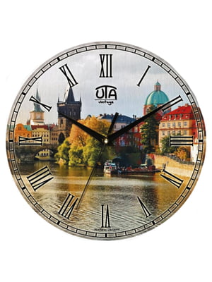Настінний годинник Vintage Прага | 6623356