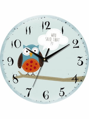 Настінний годинник Vintage Сова на дереві | 6623364
