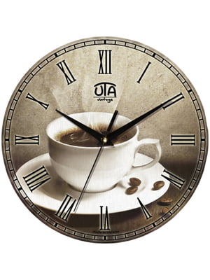 Настенные часы Vintage Чашка Кофе | 6623368