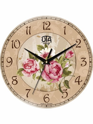 Настінний годинник Vintage Емелі (пастельний) | 6623371