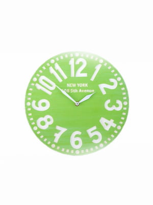 Настінний годинник Нью-Йорк (яблучно-зелений) | 6623397