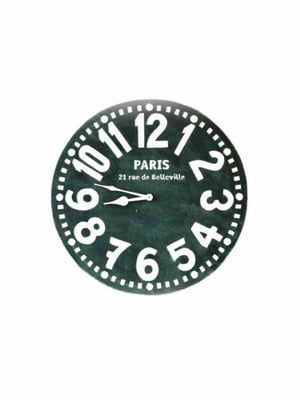 Настенные часы Париж (чёрные) | 6623404