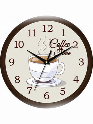 Настінний годинник Сlassic Coffee Time | 6623412