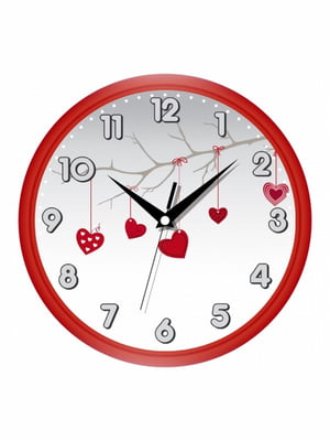 Настінні годинники Сlassic День Святого Валентина Red | 6623421