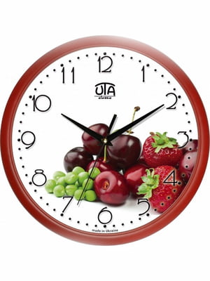 Настінний годинник Сlassic Лісова Ягода Red | 6623441